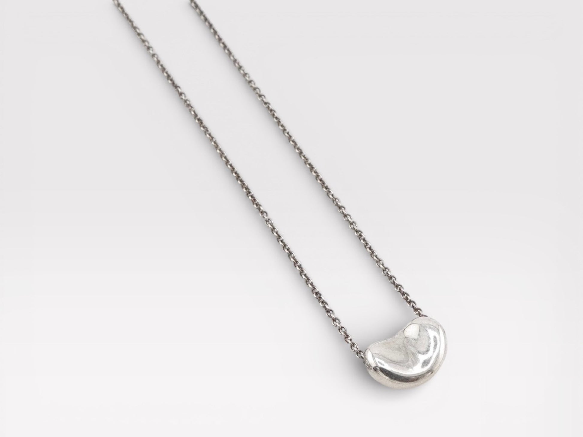 Tiffany&Co. Tiffany Bean Silver 925 Necklace