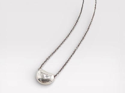 Tiffany&Co. Tiffany Bean Silver 925 Necklace