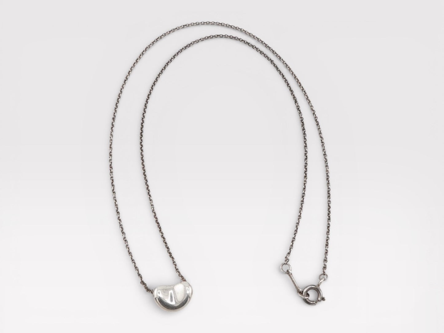 Tiffany&Co. Tiffany Bean Silver 925 Necklace