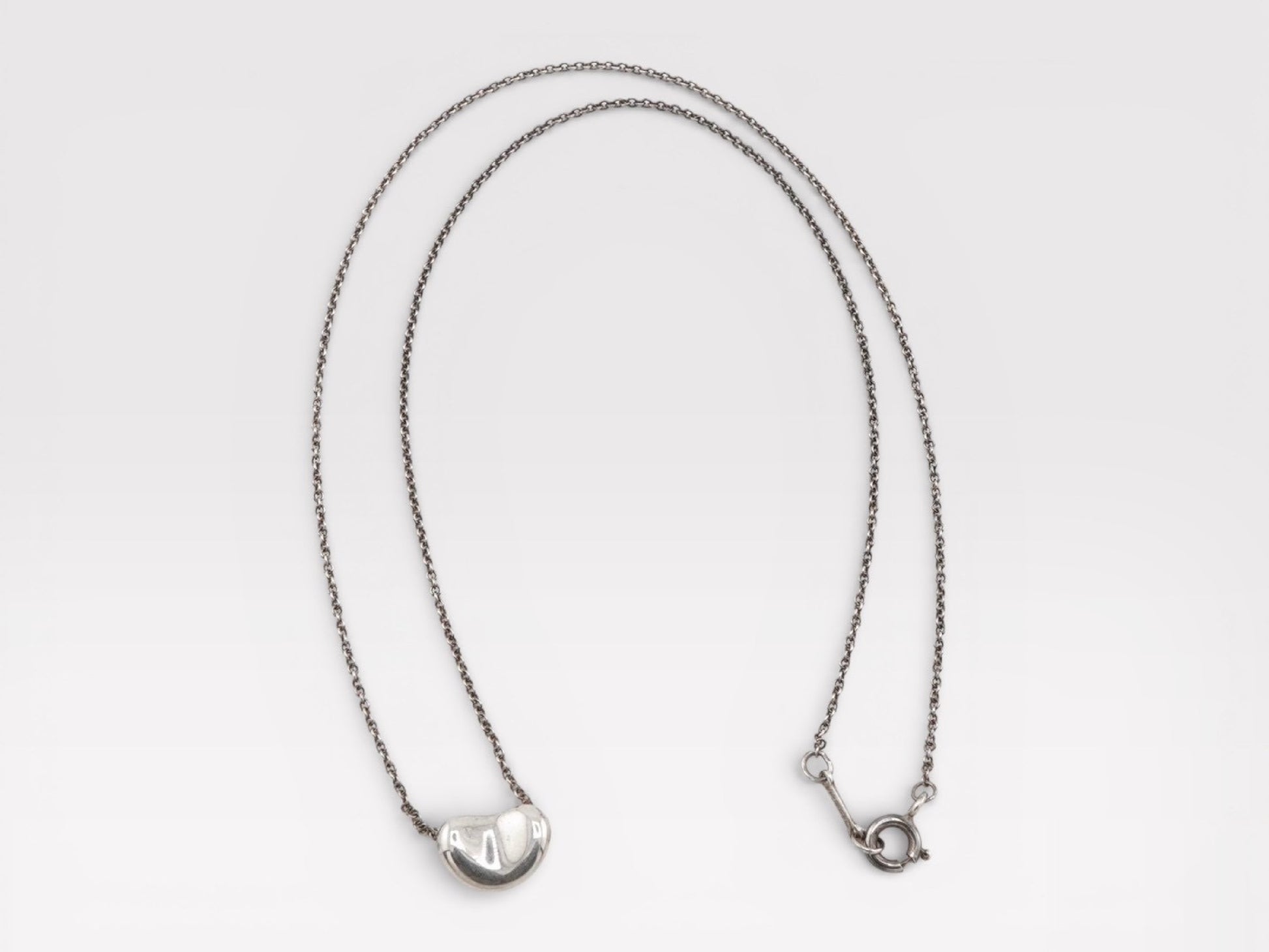 Tiffany&Co. Tiffany Bean Silver 925 Necklace