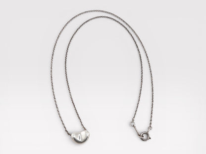 Tiffany&Co. Tiffany Bean Silver 925 Necklace