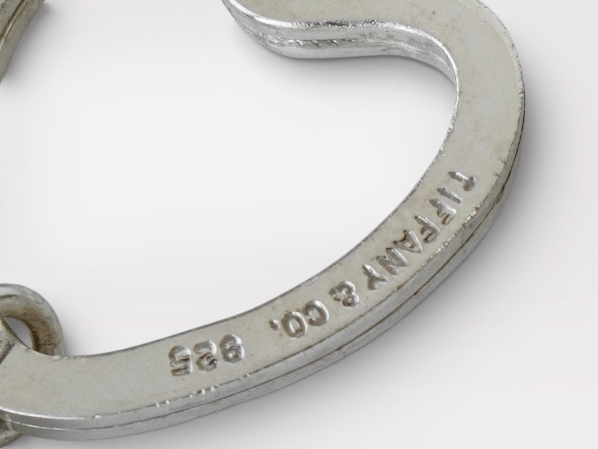 Tiffany & Co. Heart Silver 925 Keyring Charm Keycase Keychain