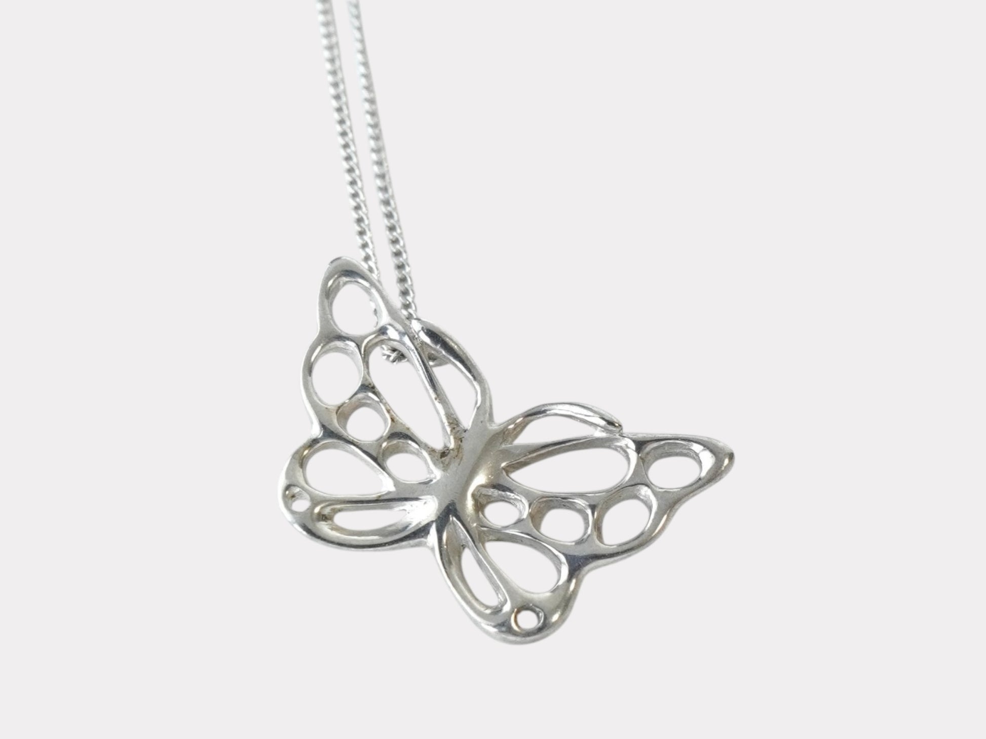 Tiffany&Co. Butterfly Silver 925 Necklace