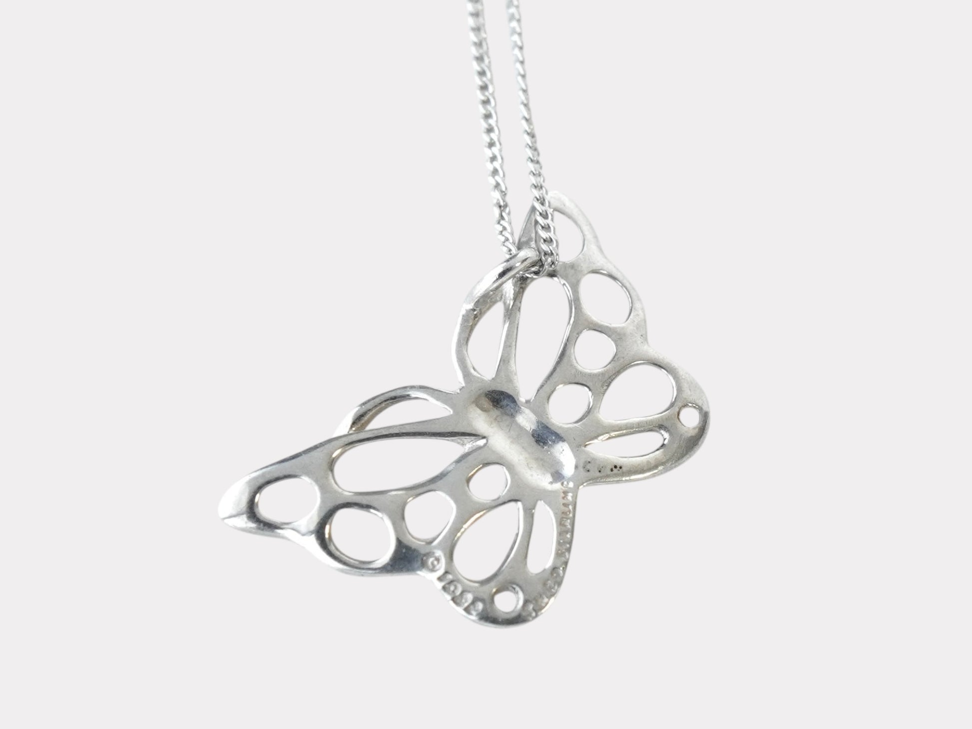 Tiffany&Co. Butterfly Silver 925 Necklace
