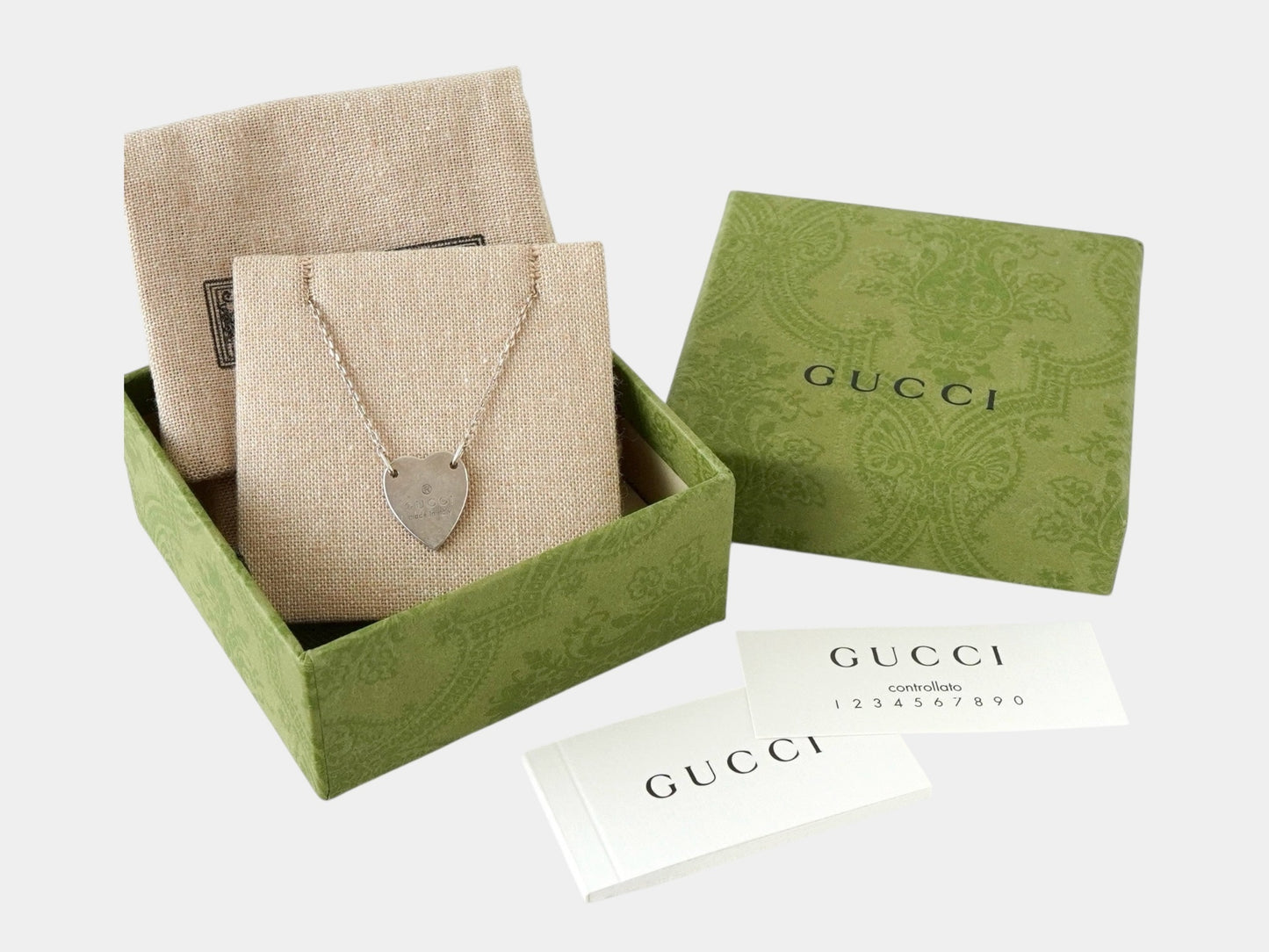 GUCCI Gucci Heart Silver 925 Bracelet Bracelet Bangle