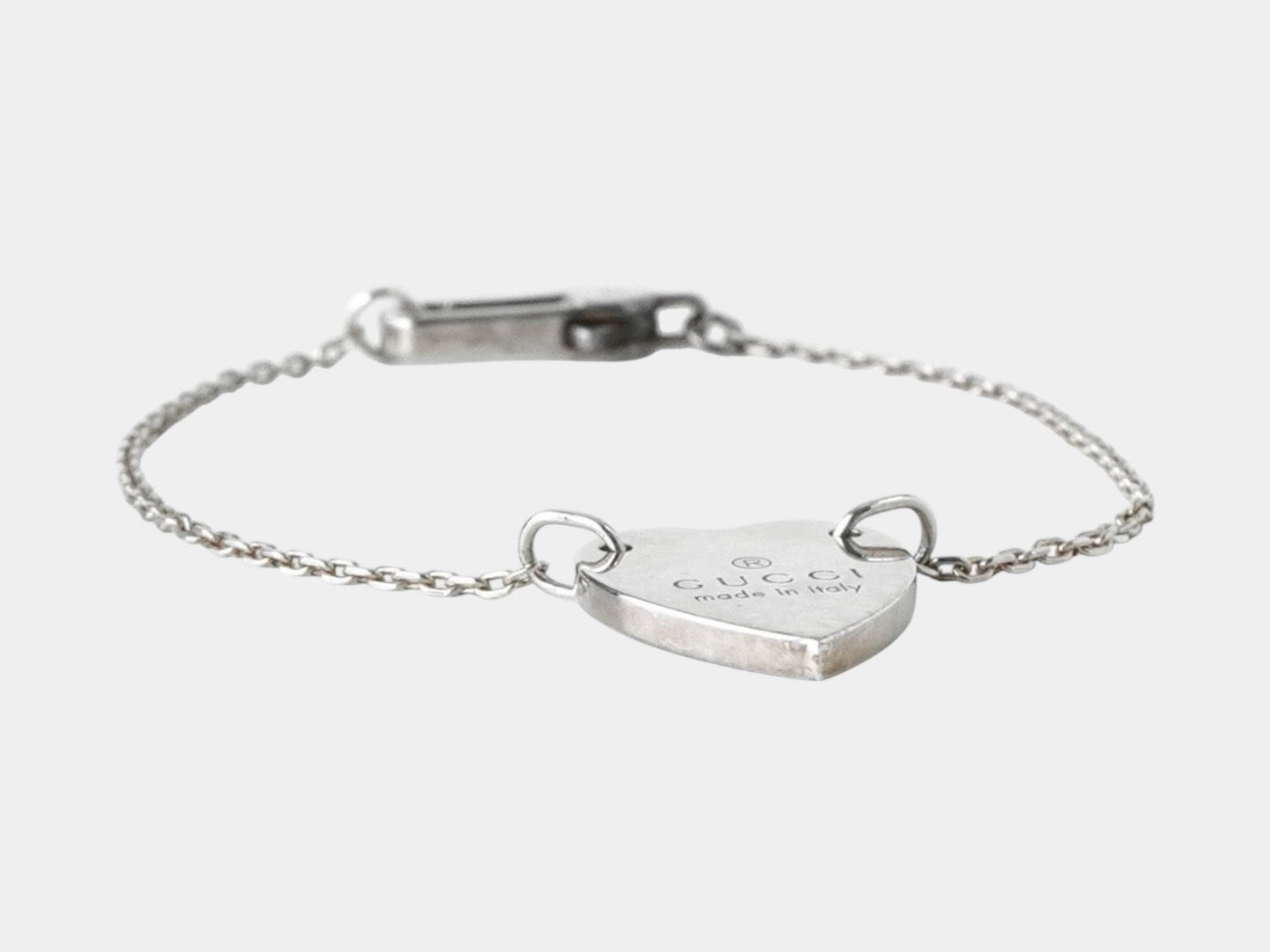 GUCCI Gucci Heart Silver 925 Bracelet Bracelet Bangle