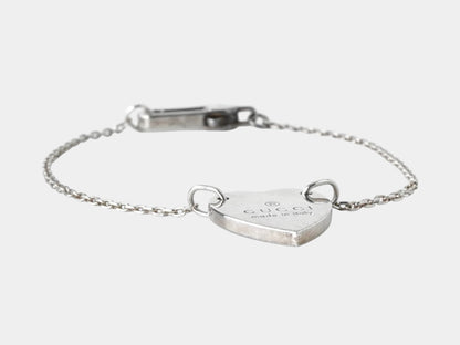 GUCCI Gucci Heart Silver 925 Bracelet Bracelet Bangle