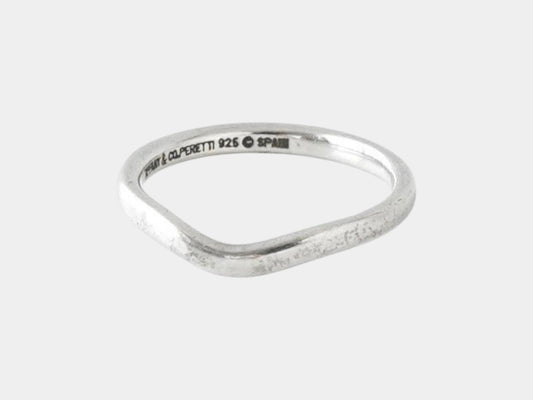 Tiffany & Co. Curved Bundle Ring Silver 925 Ring No. 9.5 Ring
