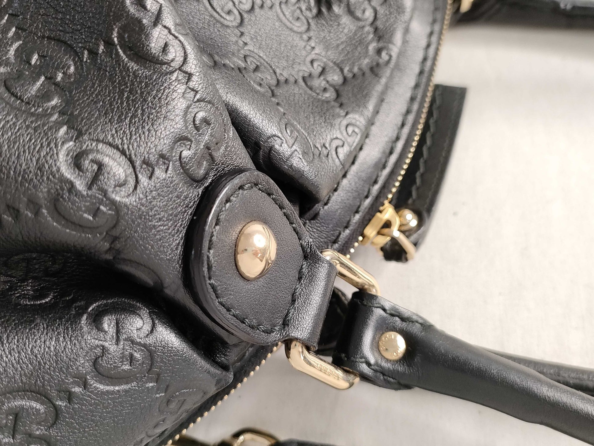 GUCCI Gucci Sima Leather 223974 2-WAY Bag & Handbag