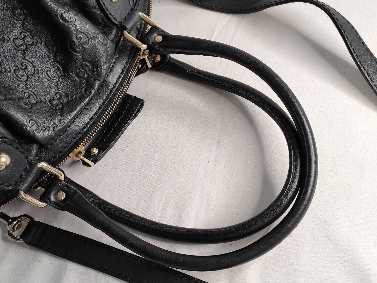 GUCCI Gucci Sima Leather 223974 2-WAY Bag & Handbag