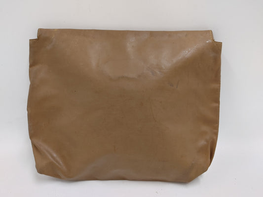 CHANEL Cocomark Rubber Brown Pouch