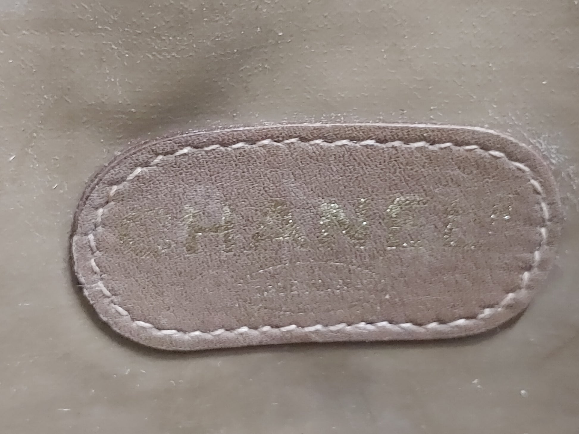 CHANEL Cocomark Rubber Brown Pouch