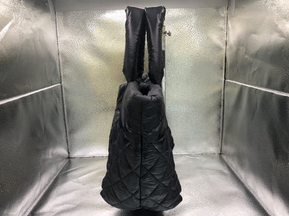 CHANEL Coco Small Seal 14070976 Nylon Black Tote Bag