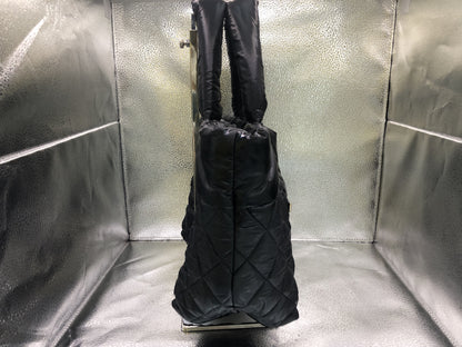 CHANEL Coco Small Seal 14070976 Nylon Black Tote Bag