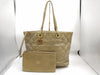 CHANEL Matlasse Pouch with Coco Charm Caviar Skin Bronze Tote Bag