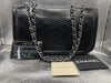 CHANEL Cocomark Seal 14177165 Patent Leather Black Shoulder Bag with Guarantee Card