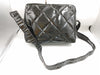 CHANEL Matlasse Seal 4147101 Patent Leather Black Shoulder Bag