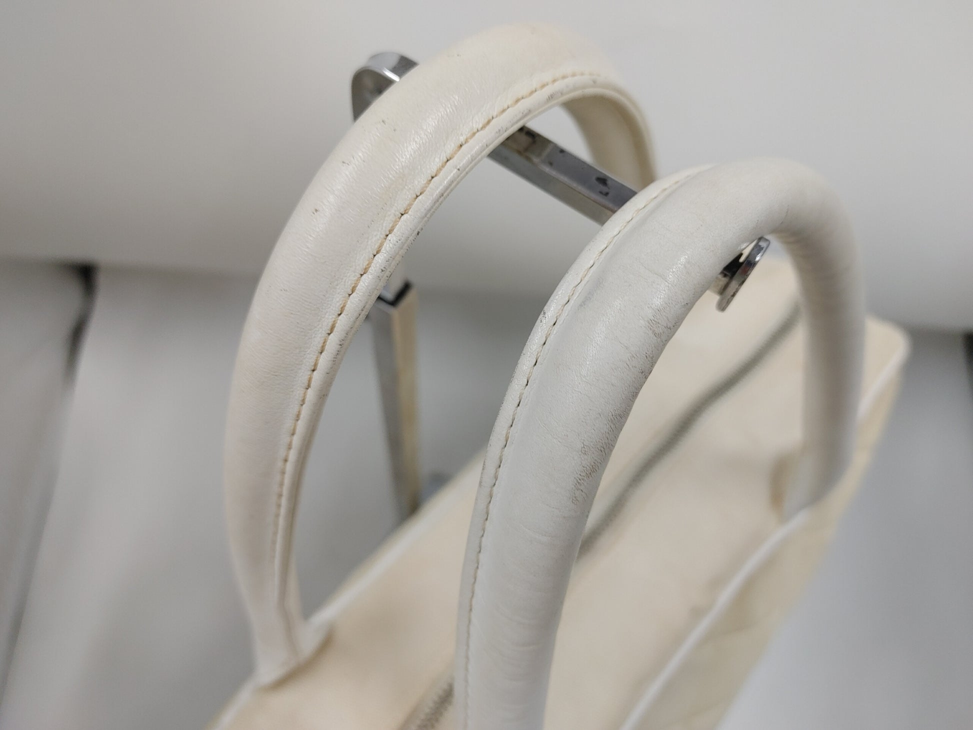 CHANEL Matlasse Handbag with Seal 6592715 Nylon Beige Tote Bag with Guarantee Card