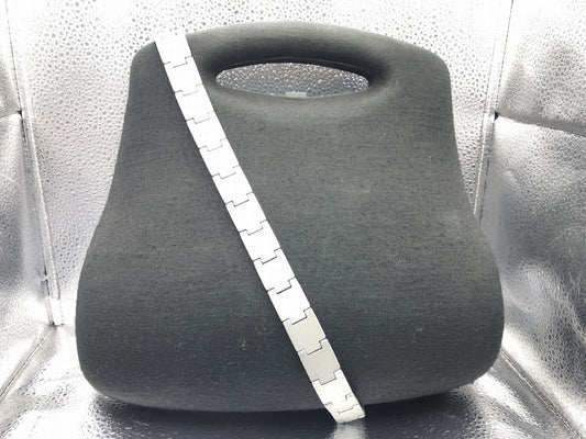 CHANEL Hip Bag Suede Black Handbag with Strap