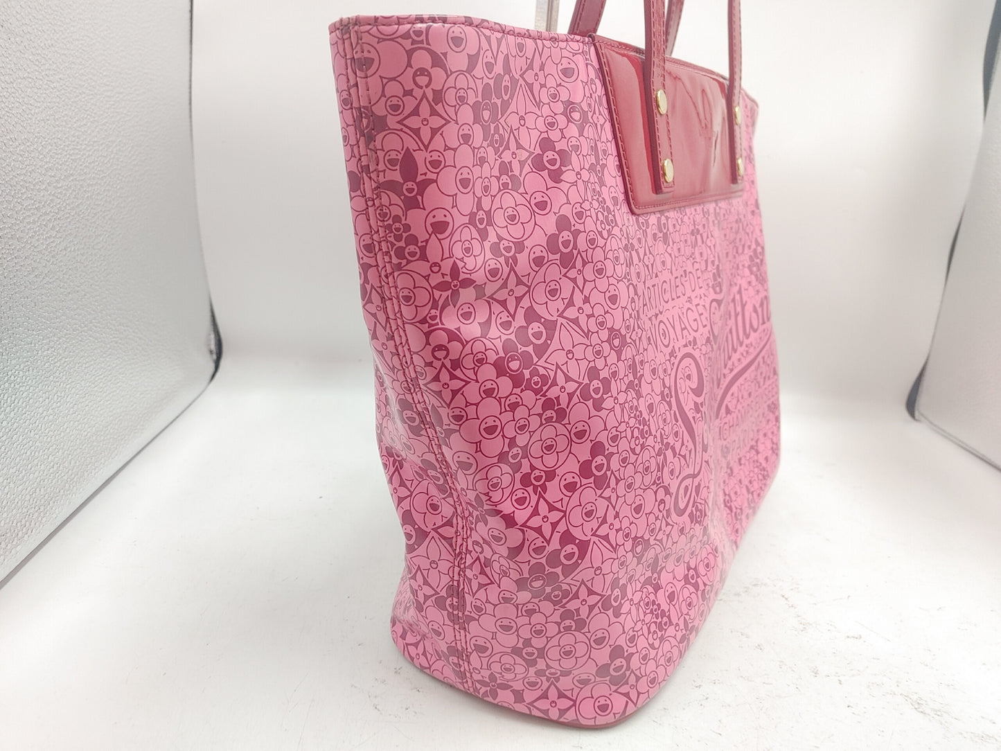 LOUIS VUITTON Beachline Cosmic PM M93160 RC0170 PVC Pink/Rose Tote Bag