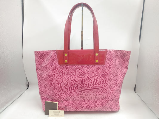 LOUIS VUITTON Beachline Cosmic PM M93160 RC0170 PVC Pink/Rose Tote Bag