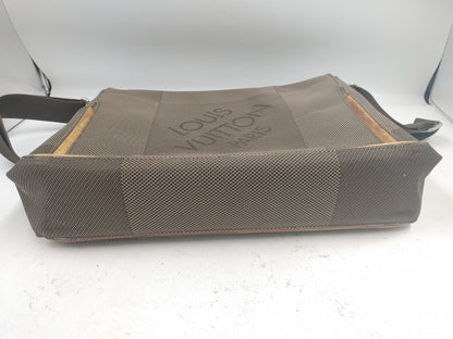 LOUIS VUITTON Damierjuen Message M93030 VI0034 Canvas Tail Shoulder Bag