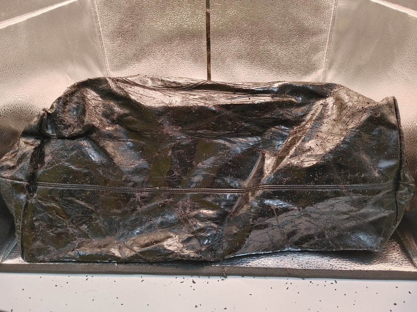 CHANEL Cocomark Chain Shoulder Bag with Seal 11001378 Coco Charm with Guarantee Card with Pouch Patent Black Shoulder Bag