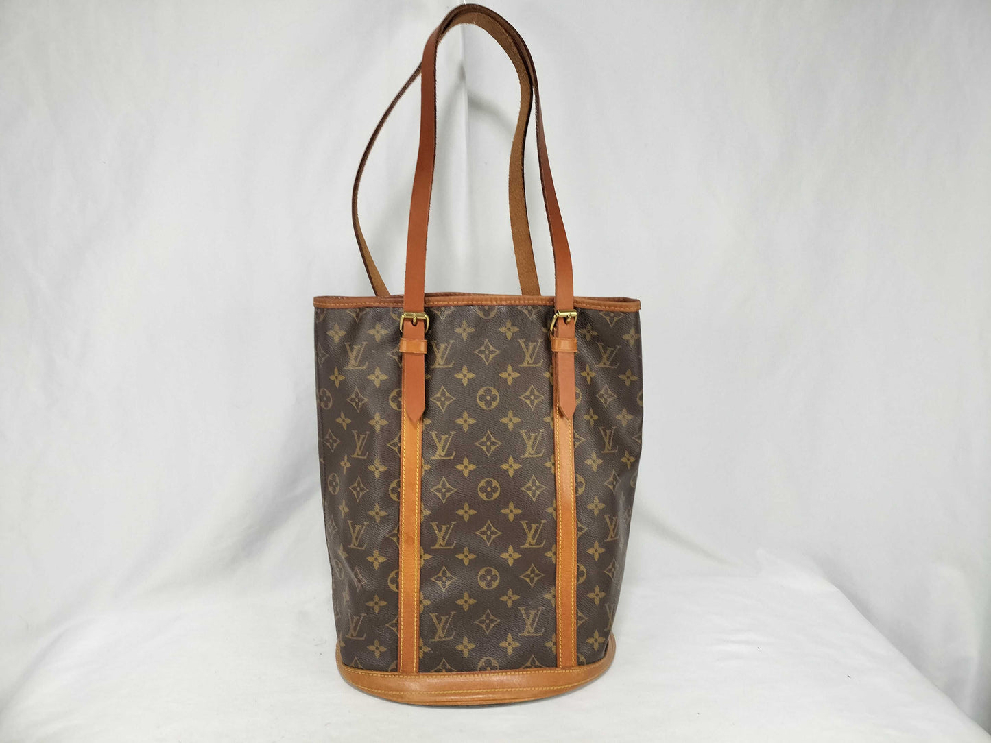 LOUIS VUITTON Monogram Louis Vuitton M42236 Bucket GM Handbag Tote Bag Monogram Tote Bag