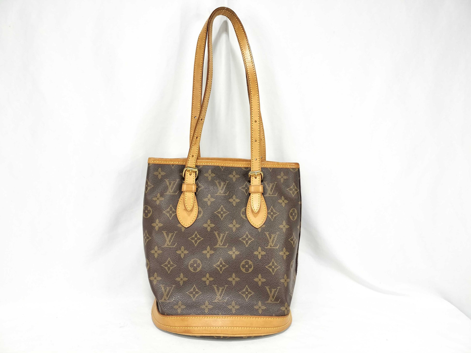 LOUIS VUITTON Monogram Louis Vuitton M42238 Bucket PM FL1021 Handbag Monogram Handbag