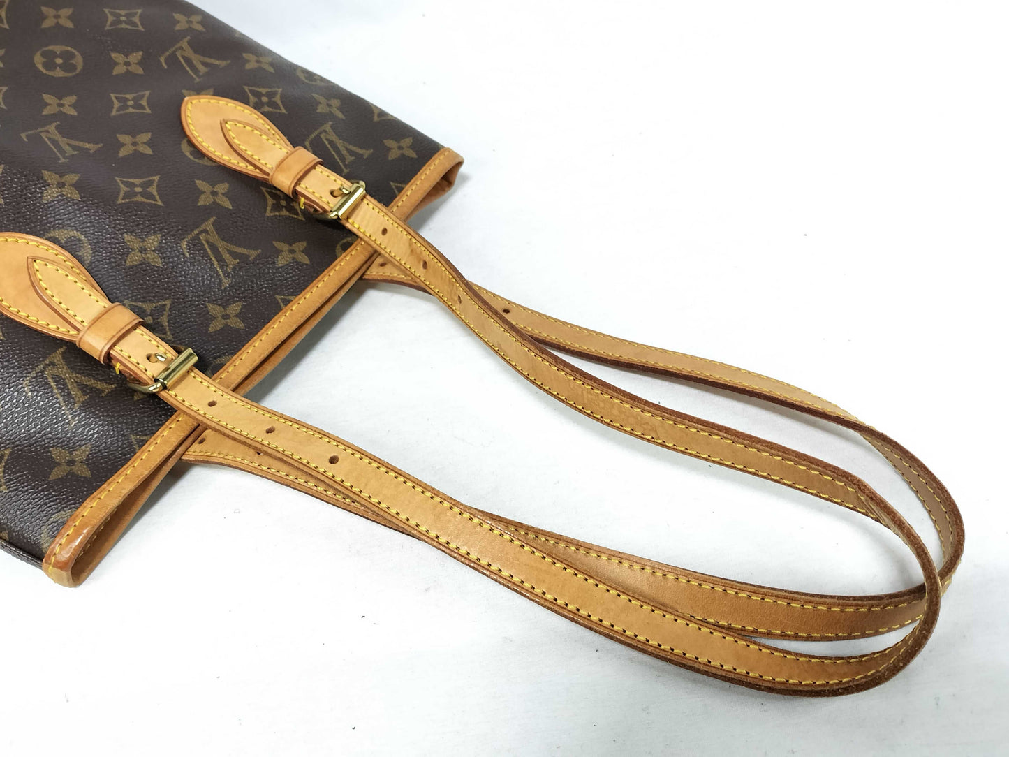 LOUIS VUITTON Monogram Louis Vuitton M42238 Bucket PM FL1021 Handbag Monogram Handbag