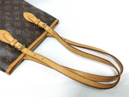 LOUIS VUITTON Monogram Louis Vuitton M42238 Bucket PM FL1021 Handbag Monogram Handbag