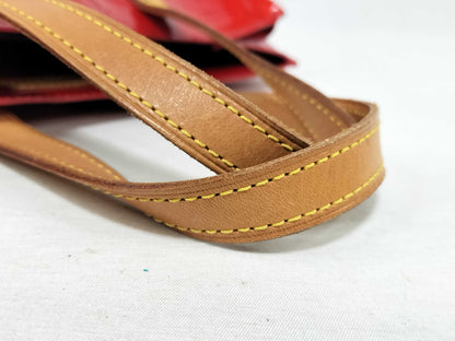 LOUIS VUITTON Verni Louis Vuitton M91088 Reed PM MI1010 Handbag Verni Handbag