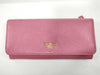 PRADA Long Wallet Pink Leather Wallet