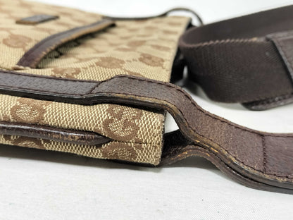 GUCCI GG Canvas Gucci 122793 Shoulder Bag GG Canvas Beige Shoulder Bag
