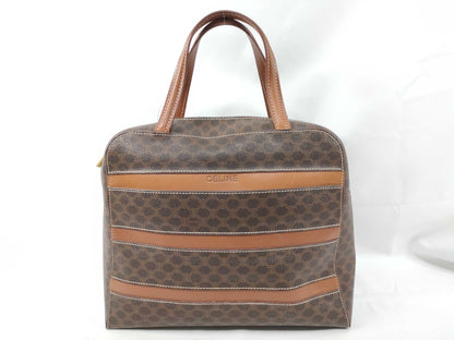 CELINE Celine MC96 Handbag Macadam Leather Brown Handbag