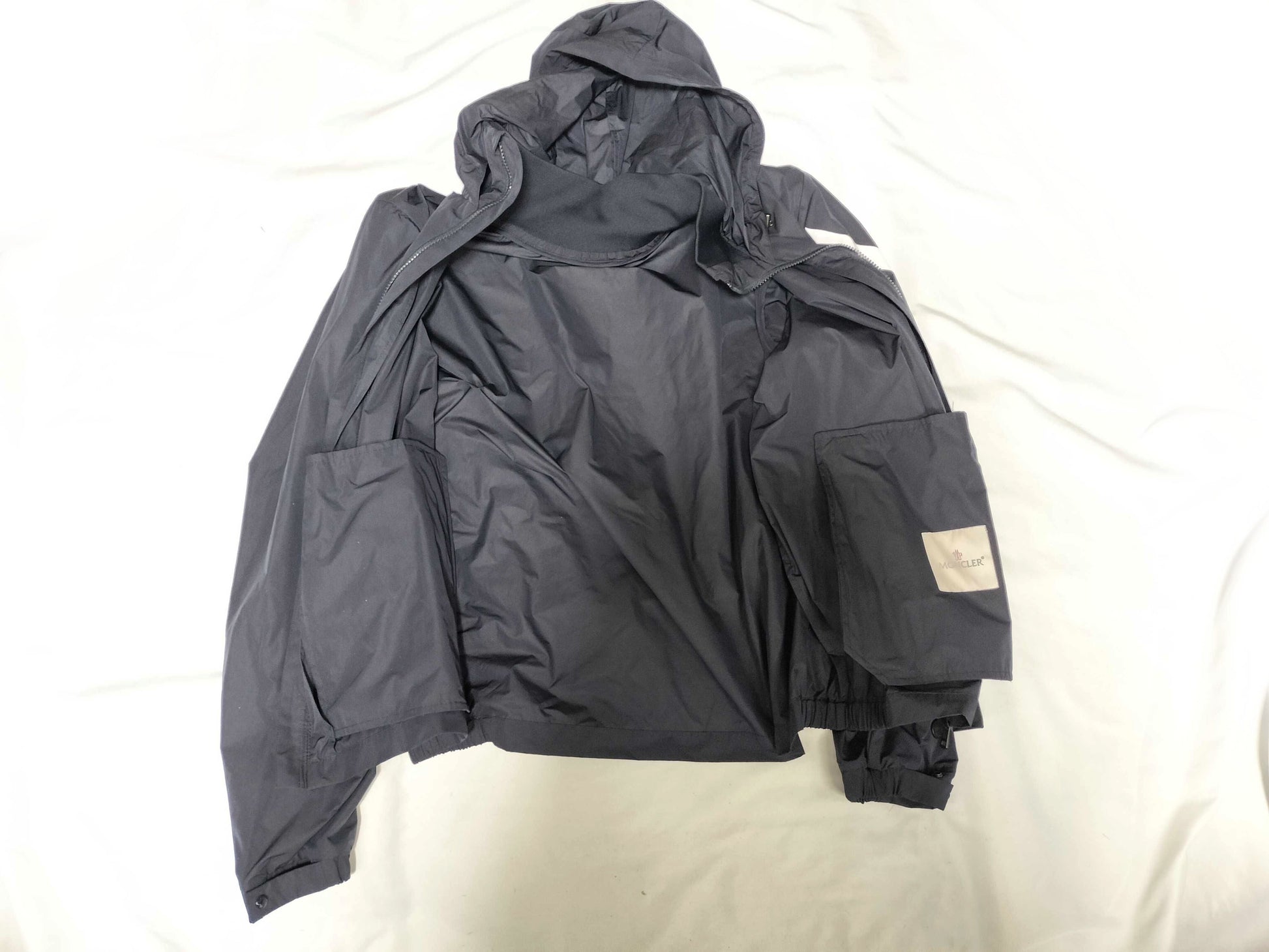 MONCLER FETUQUE Hoodie Nylon Navy Jacket