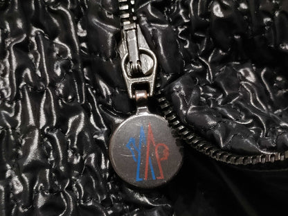 MONCLER Moncler Down Gathered Fur Black Black Jacket