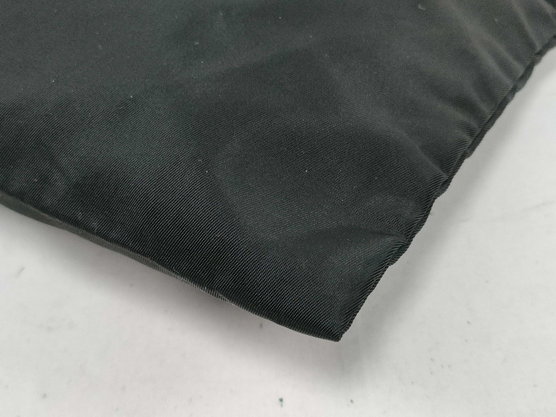 PRADA Shoulder Bag Triangle Plate Nylon Black Black Shoulder Bag