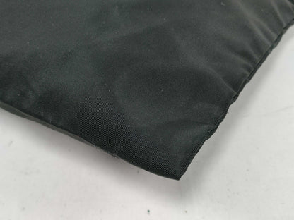 PRADA Shoulder Bag Triangle Plate Nylon Black Black Shoulder Bag