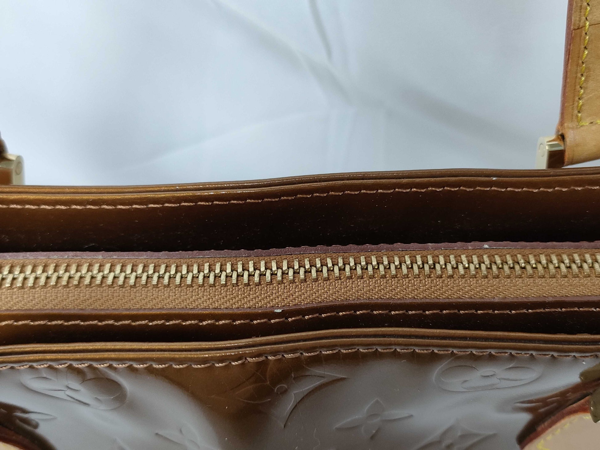 LOUIS VUITTON Verni Louis Vuitton M91122 Houston LM0041 Tote Bag Verni Tote Bag