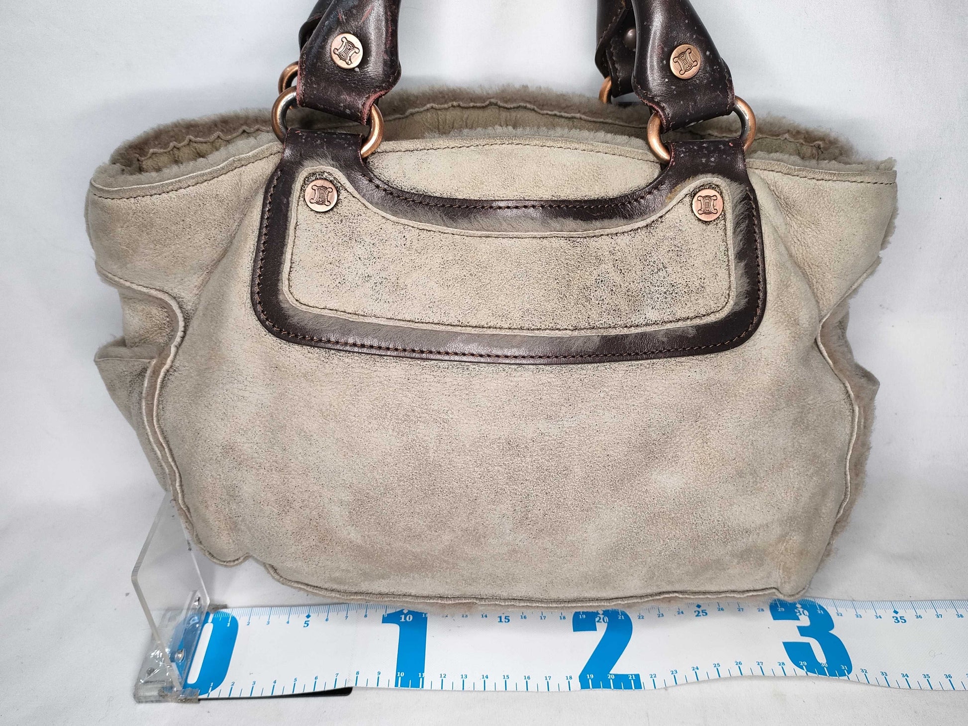 CELINE Celine Boogie Bag Mouton Handbag