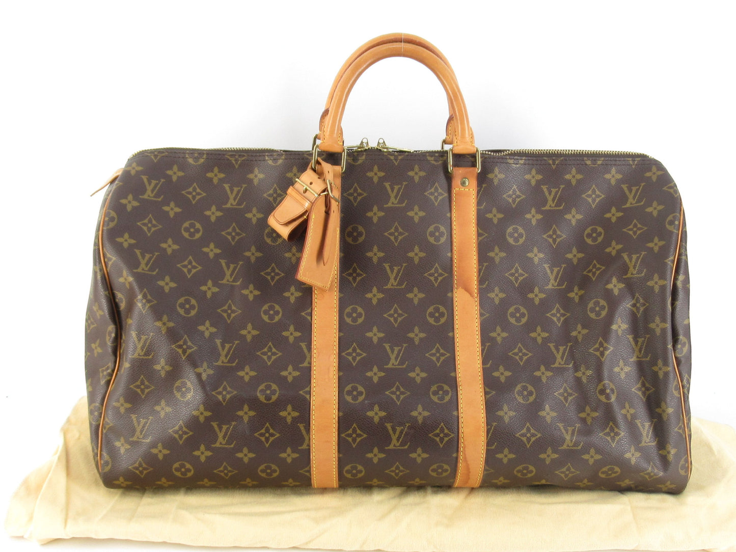 LOUIS VUITTON Monogram LV Monogram Keypol 55 M41424 VI0194 Boston Bag