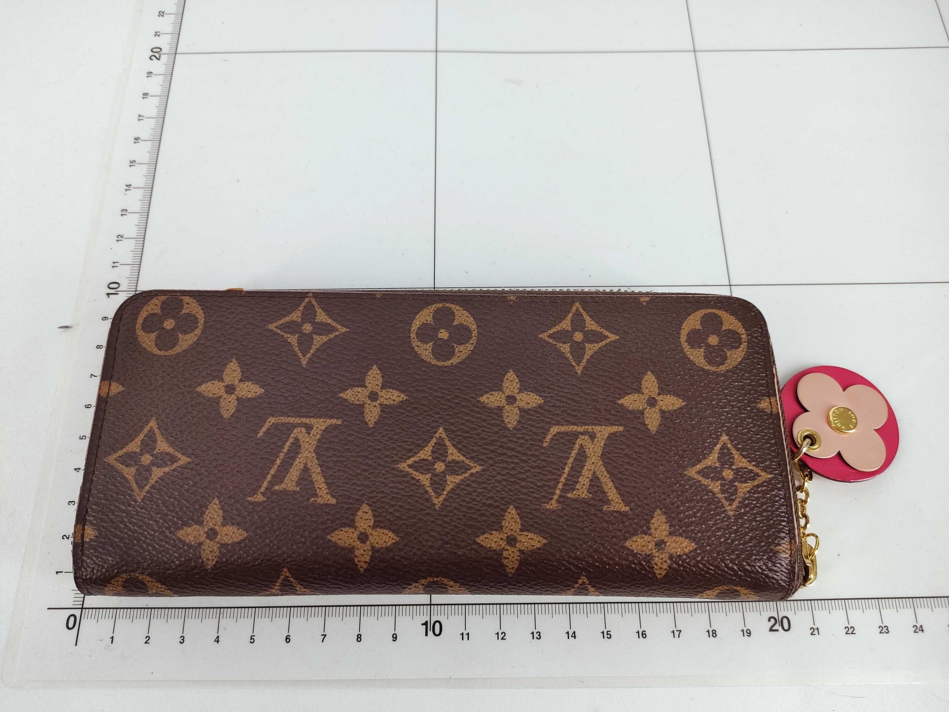 LOUIS VUITTON Monogram LV Monogram Portefeuil Clemence Flower M64201 GI2119 Wallet
