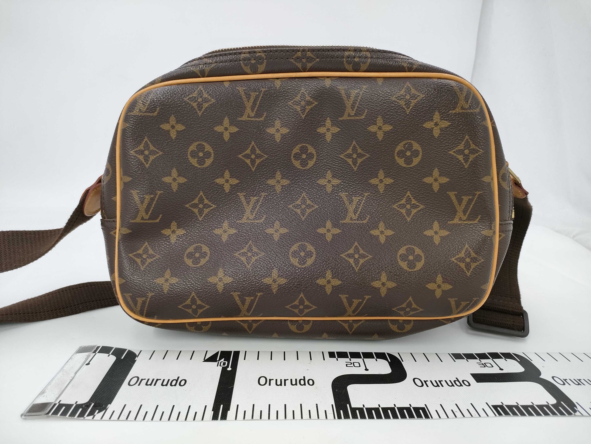 LOUIS VUITTON Monogram Reporter PM Shoulder Bag