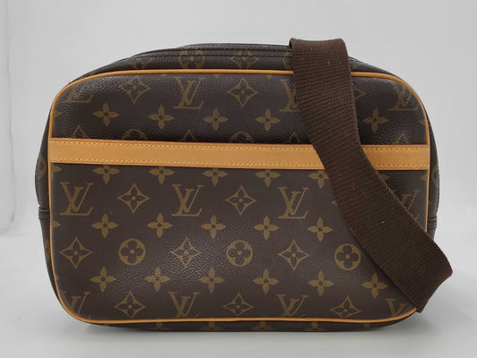 LOUIS VUITTON Monogram Reporter PM Shoulder Bag