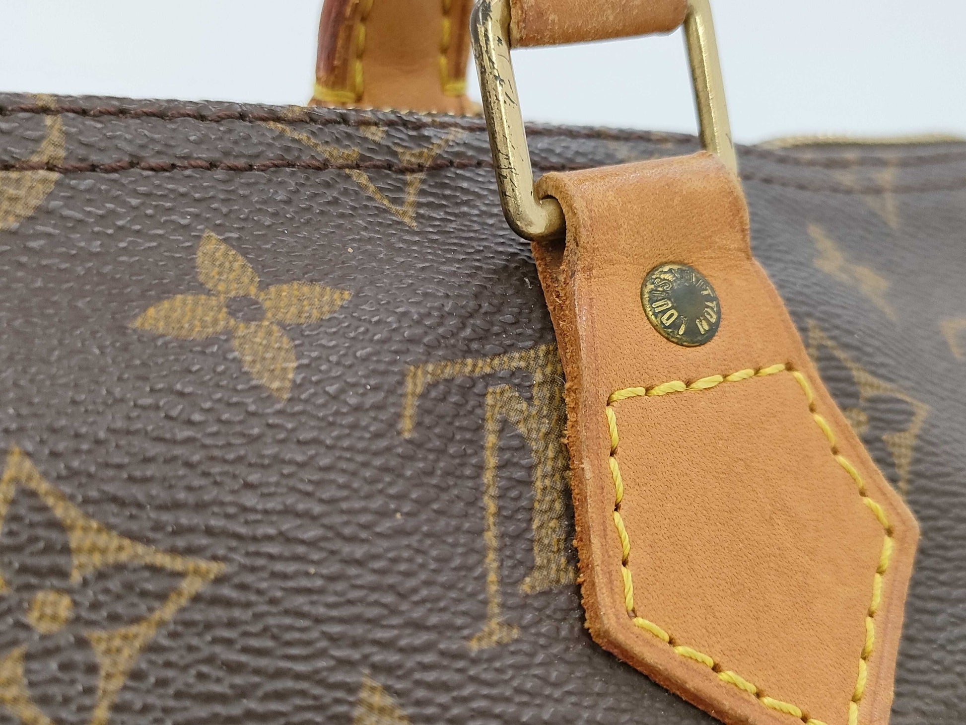 LOUIS VUITTON Louis Vuitton Monogram Speedy 35 Handbag