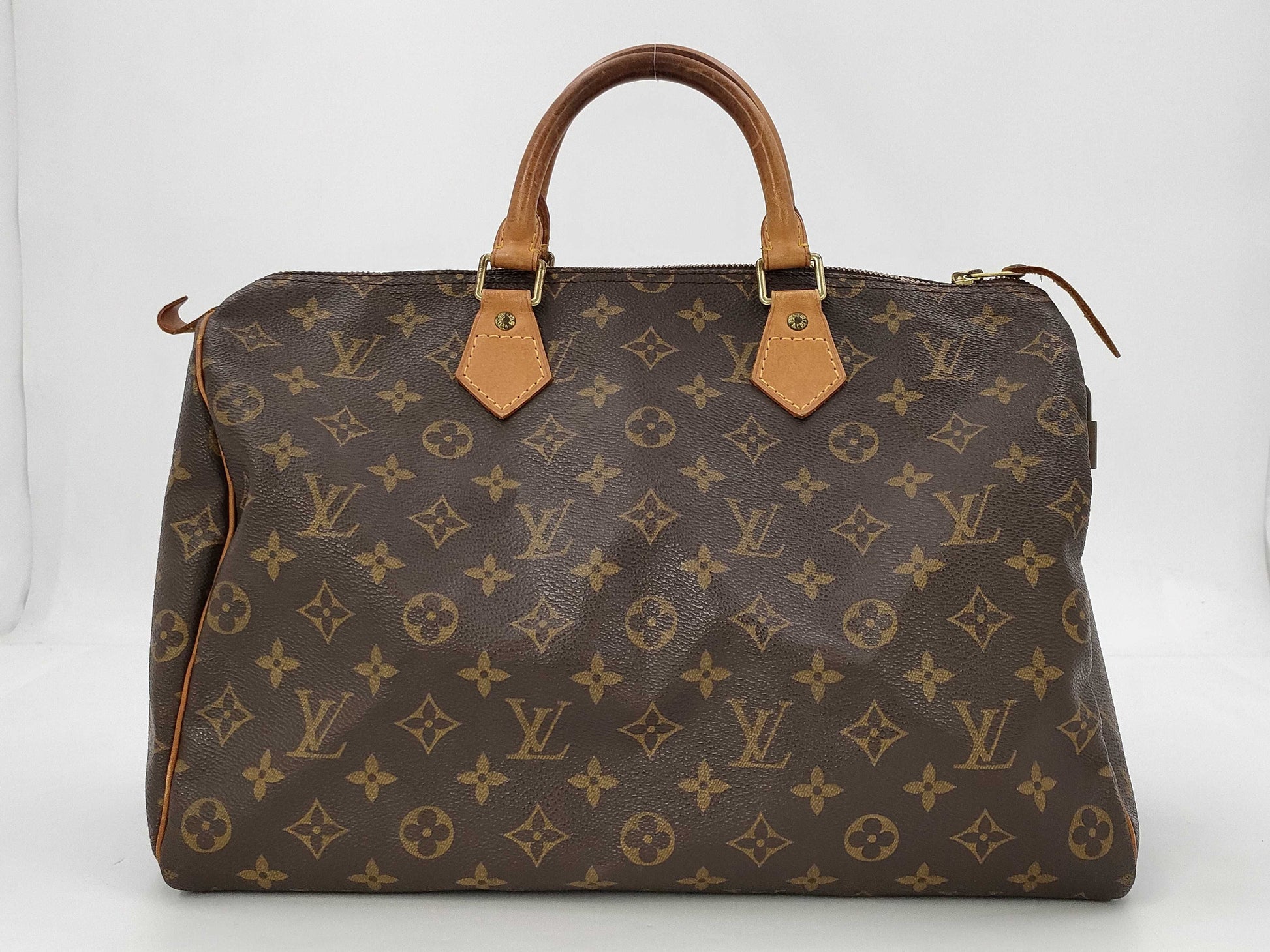 LOUIS VUITTON Louis Vuitton Monogram Speedy 35 Handbag