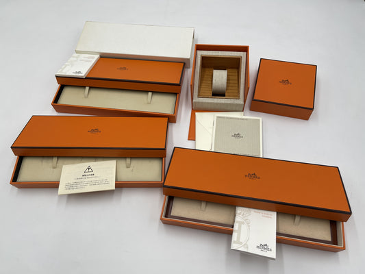 HERMES Empty Box 4-Piece Set Women's Watch