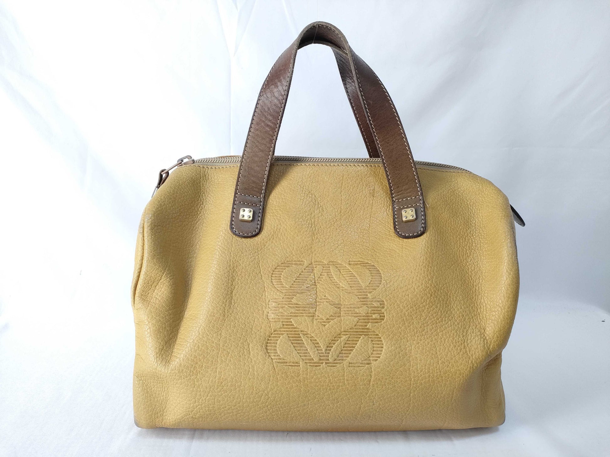 LOEWE Anagram Leather Tote Bag Handbag