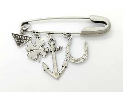 PRADA Metal Brooch Brooch